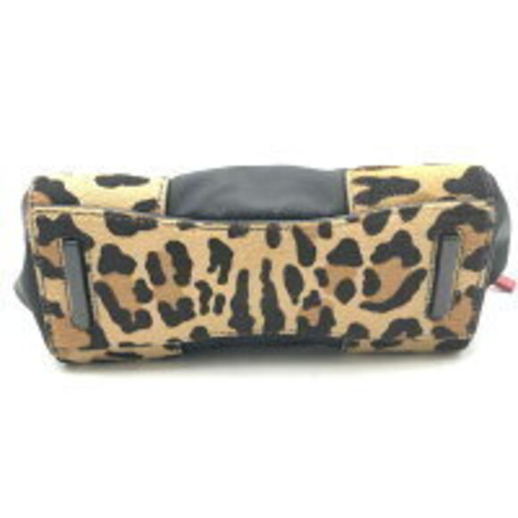 Prada satchel bag ostrich pony hair trim - Picture 2 of 10